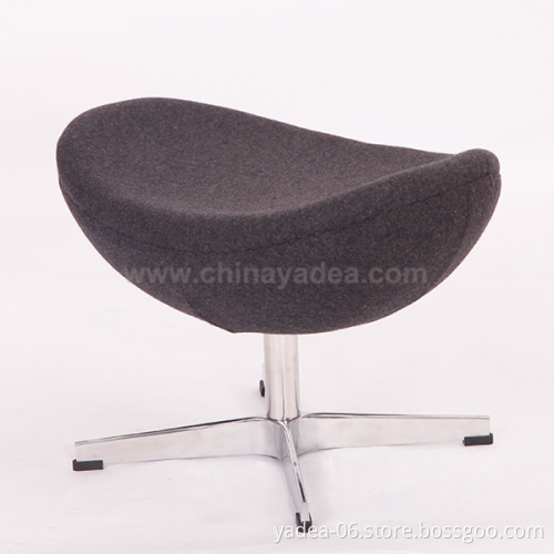 Commercial furniture leisure chair fabric egg chair stool ottoman